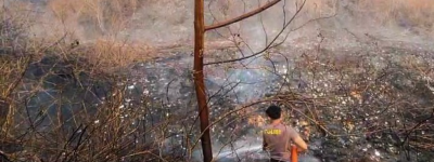  Bukit Dekat Kampung Adat Cireundeu Terbakar